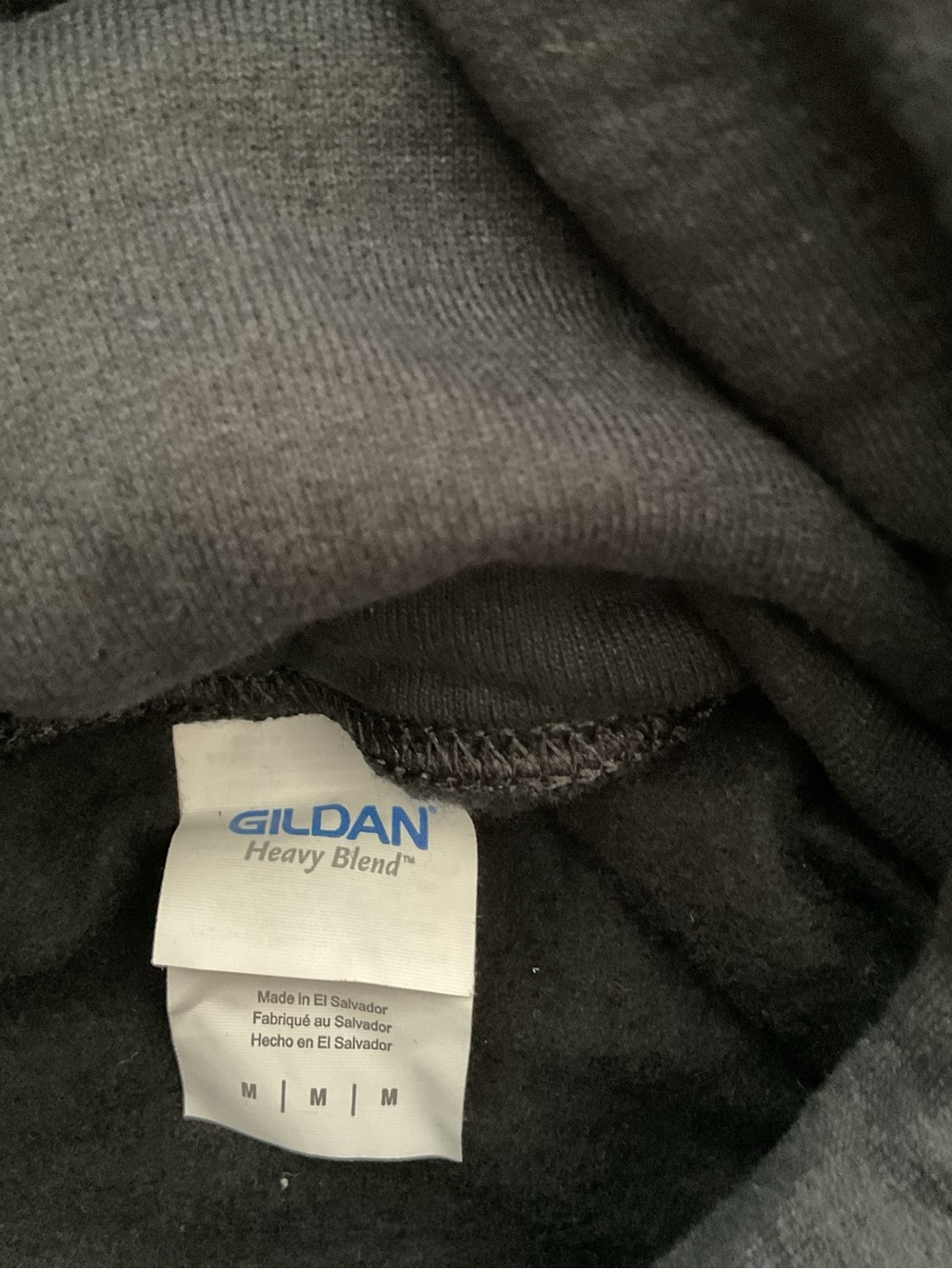 Gildan Black Pullover Hoodie with Pink Graphic - Picture 6 of 6